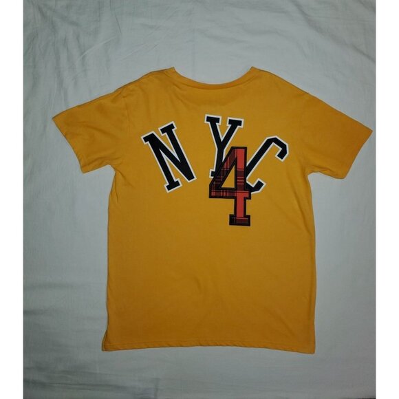 NWT Flirtitude Active Gold NYC 4 Short Sleeve Size Large - Picture 4 of 9